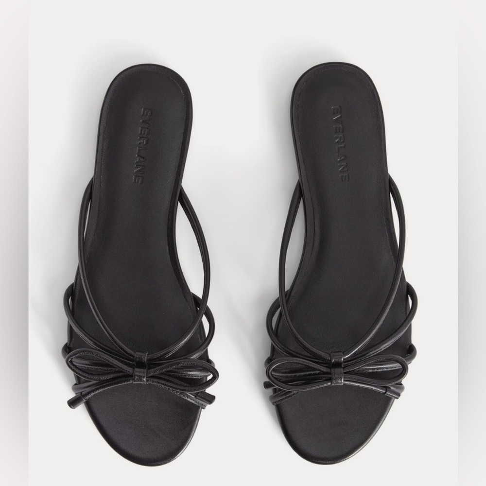 Everlane Strappy Black Sandals